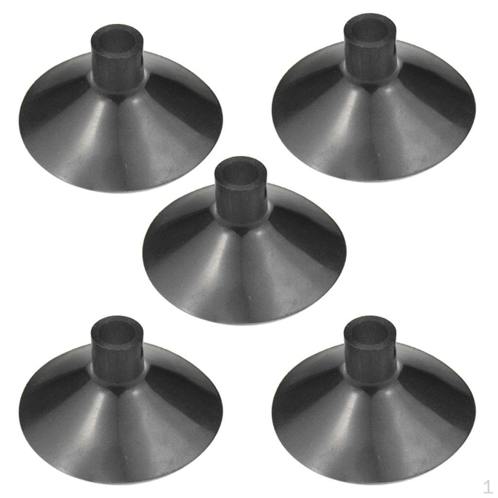 

5 резиновых присосок для детей, рыбалка чёрный