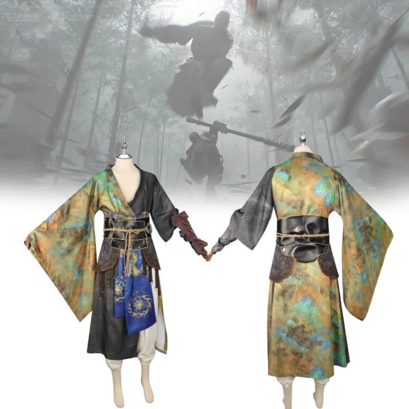 Elegant Black Myth Wukong Cosplay Attire Vintage Inspired Costume For Performances