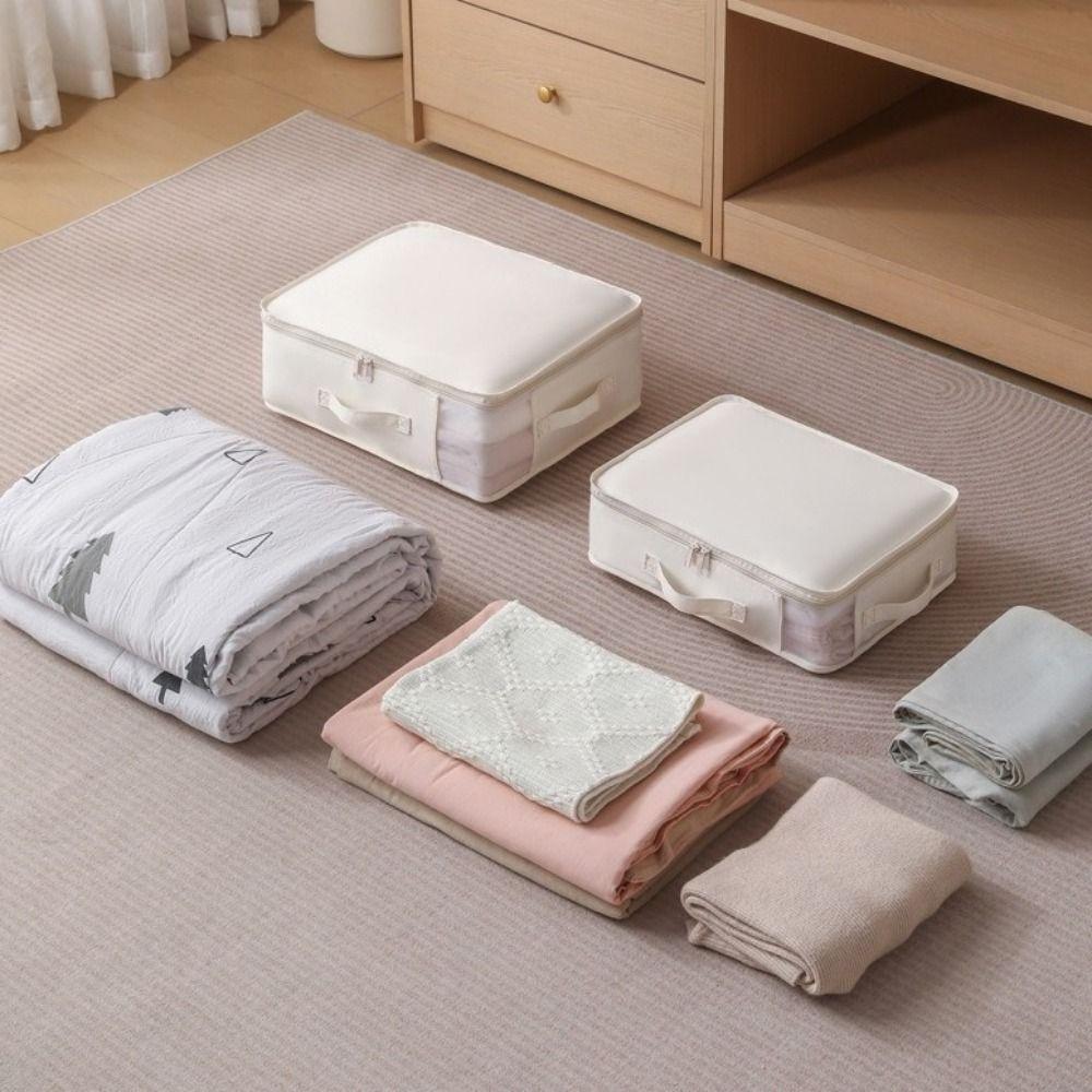 Folding Clothes Quilt Storage Bag Large Capacity Moving Packing Bag Bed Sheet Storage Bag Bedroom