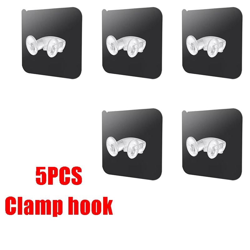Multi-Function Multiple SpecificationsTransparent Strong Self  Adhesive Wall Hooks Multi-Purpose Wall Hook Key Holder