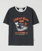 DTHIRTYONE Surfing Dah Ringer T-Shirt (Charcoal Gray)