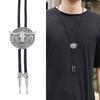 Vintage Bullhead Head Bolo Tie Cowboy Styles Rope Tie Necklace for Men and Women Western Accessories Neck Jewelry