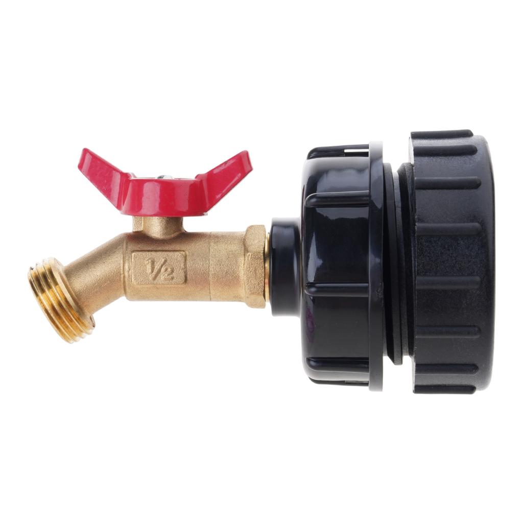 IBC Tote Adapter S60x6 Brass Water Nozzle For Garden Hose Garden Hose Connector