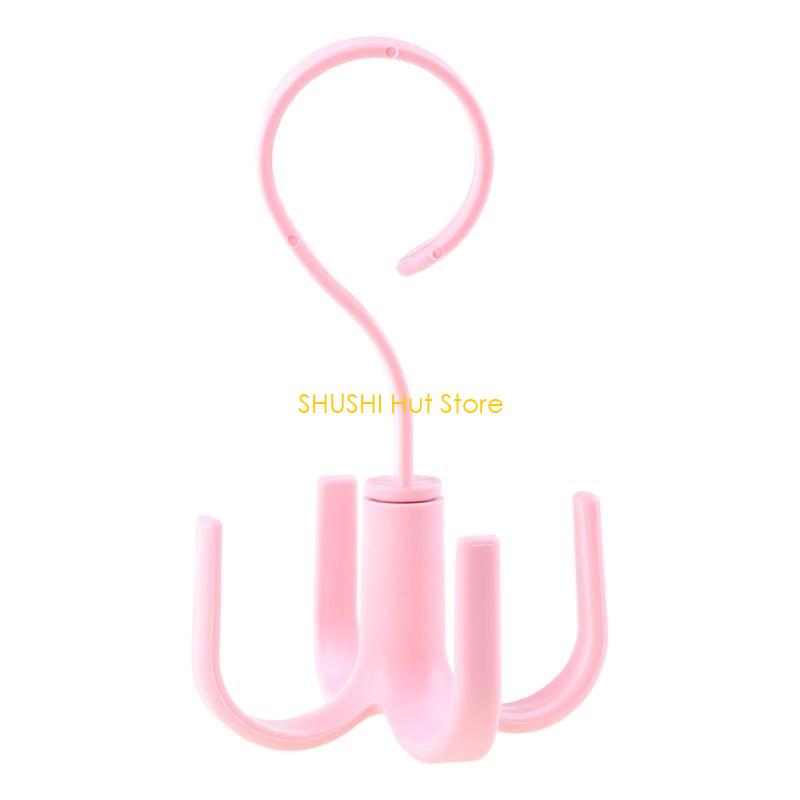 360 Degree Rotating Belt Hanger Scarf Tie Rack Holder Hook Closet D57B