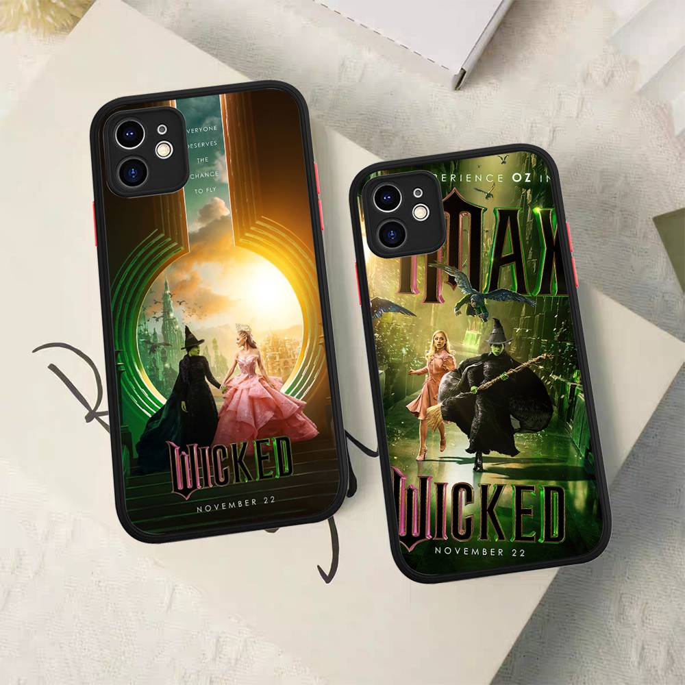 W-Wicked Part One Movie Phone Case For IPhone 16e 16 15 14 13 12 11 Pro Max X XS MAX Plus Spuerstar Matte Cover