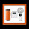 3-in-1 Handheld Fan, Power Bank & Smart Insulated Cup Gift Set