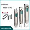 Stainless Steel Anti-Splash Nail Clipper Set with Sharp Tips - Manicure Tools, Gift-Ready, In Stock