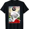 Kanagawa Wave Samurai Girl Sakura Cherry Blossom T-Shirt