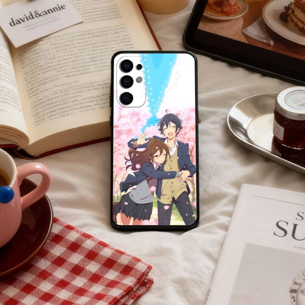 Romantic H-Horimiya   Phone Case For Samsung S 25,24,23,22,30,21,10,9,Ultra,Plus,Lite,FE,4,5 G Soft Black Case