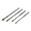 DIY Projects Drill Bit Set Glass Tile Drill Bits Hardened Steel Build Hex Shank Design High-strength Eccentric Design