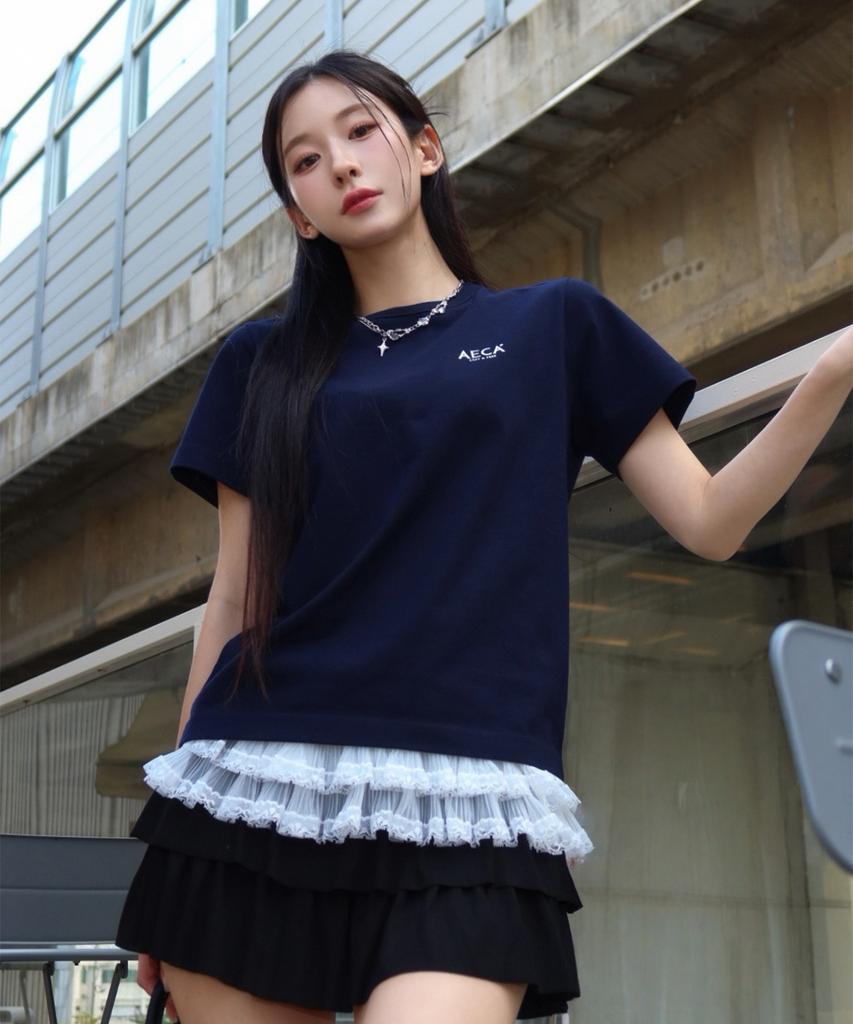 AECA Aeca Signature Tee-Navy