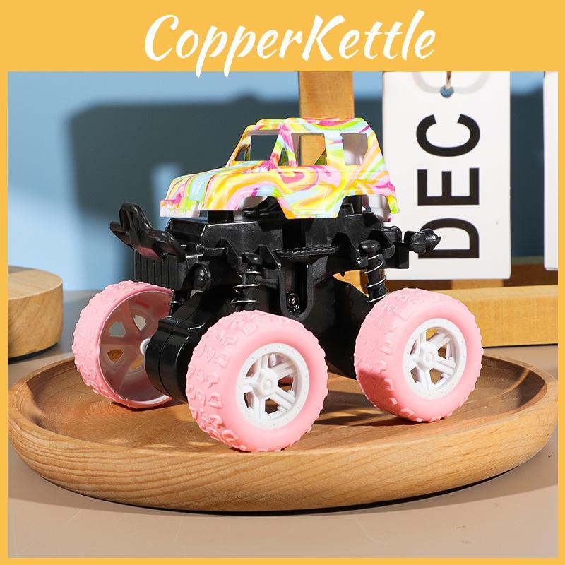 Inertial Off Road Car Toy For Kids With Large Wheels And Artistic Painting