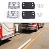 Two Pieces Foldable Tow Hook Accessories Premium Material Construction for Reliable Attachment in Transport Outdoor Activities