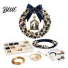 Craft Kits for Holiday Door Wreath Kit Christmas Pearl Adults DIY Handmade Beaded Decor Making