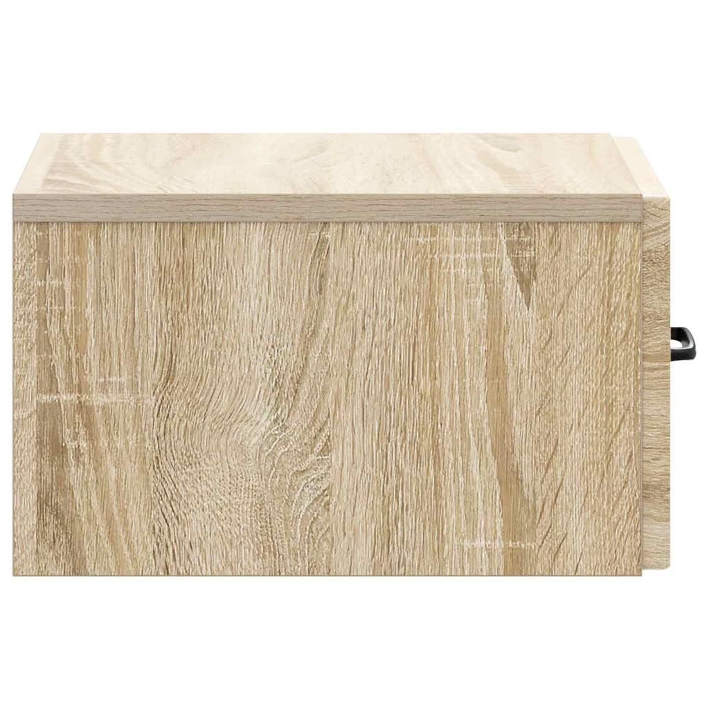 Wall Mounted Side Table Sonoma Oak 59 X 34.5 X 17 Cm