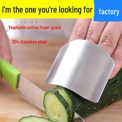 Stainless Steel Finger Guard for Safe Vegetable Cutting - Anti-Cut Protection Gloves