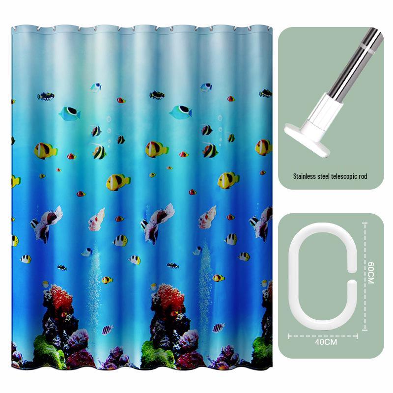 Luxury Eco-Friendly Waterproof & Mildew-Resistant Shower Curtain