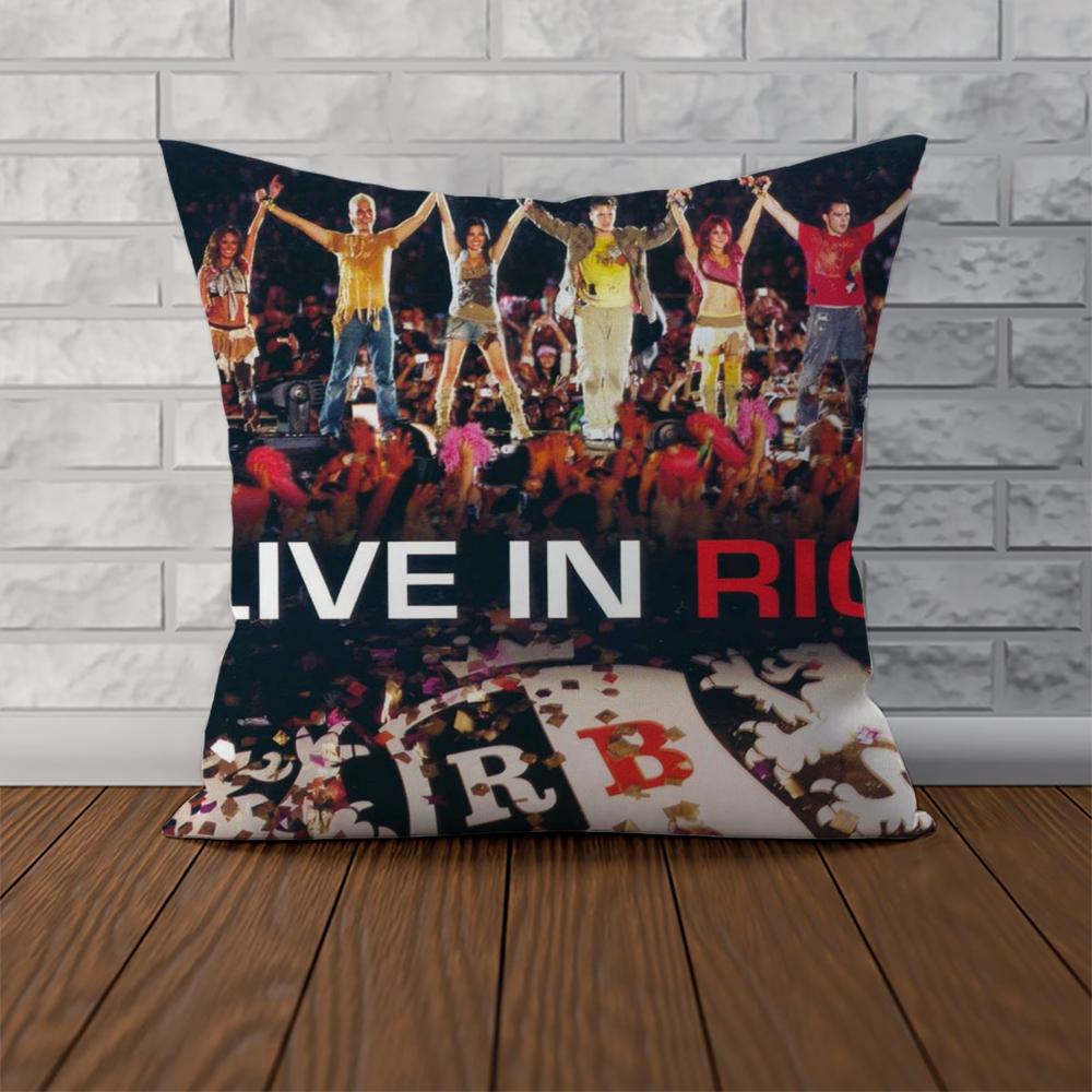 Band RBD Autumn Pillow Case For Car Sofa Decorative Home Doublesided Print Plush Square Throw Pillow Cushion Cover