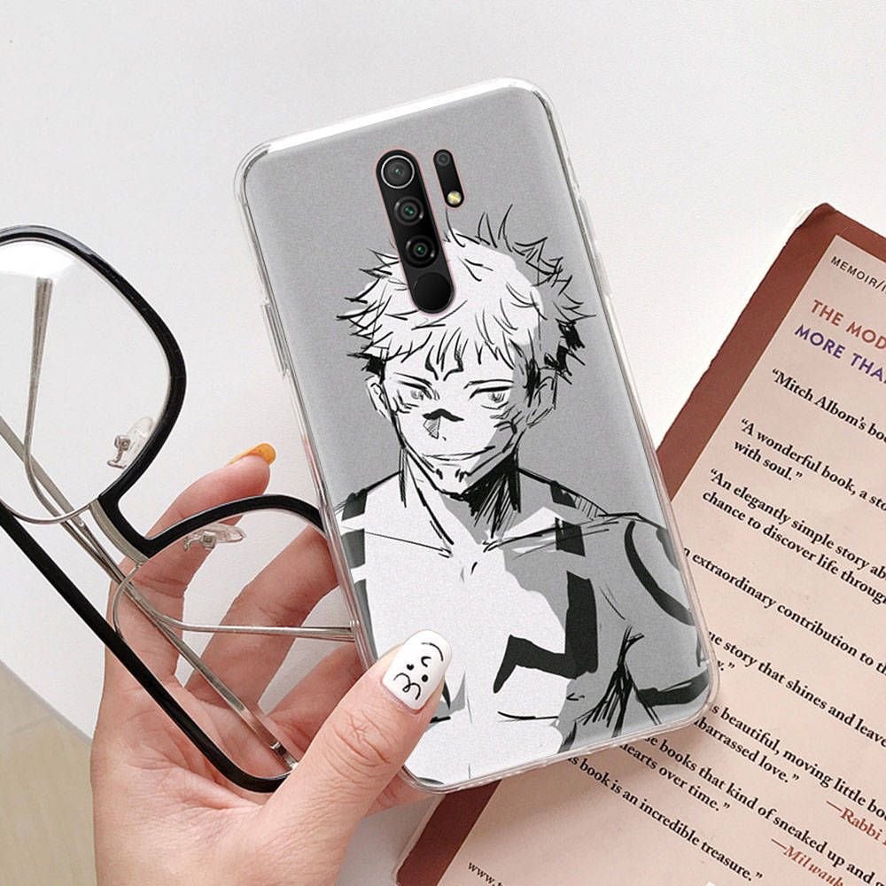 DT22 Jujutsu Kaisen Case for Samsung A04 A14 A23 A34 A54 M23 M33 M52 M53 Realme 10 9 C30S C35 C55 VIVO Y02S Y21 Y33S Y51 X80 Pro Clear Cover