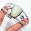 Chrysoprase Gemstone Handmade 925 Sterling Silver Cuff Bangle Adjustable SU-10161