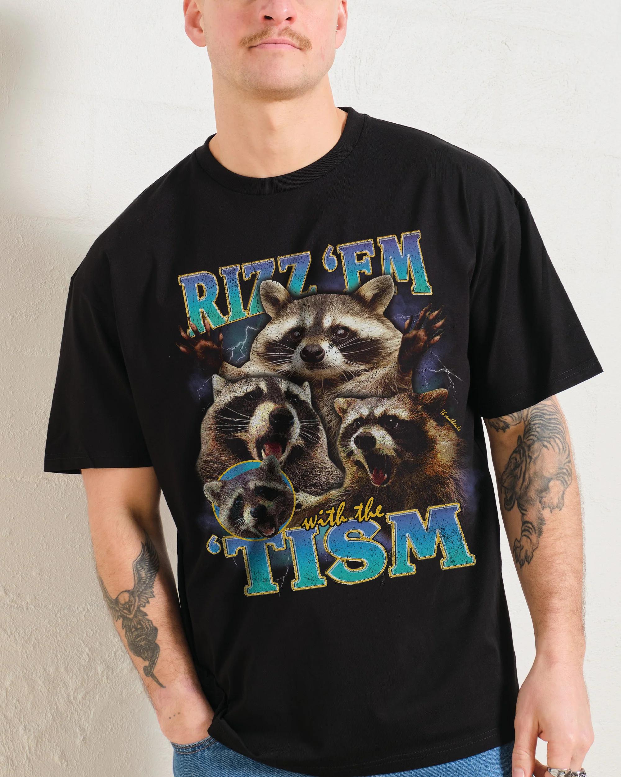 

Rizz Em with The Tism Art Street Fashion Casual TShirt Mens and Womens Luxury Brand Top S