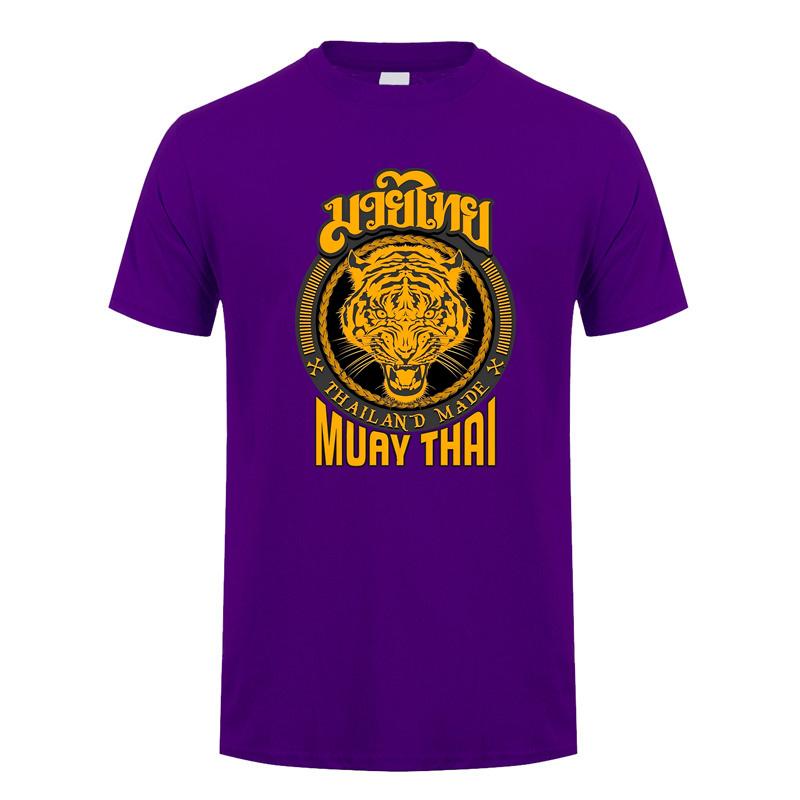 Tiger Sagat Muay Thai Thailand T Shirt Summer Cool Unisex Cotton Short Sleeve Tshirts Gift Unisex Tee Tops DY020