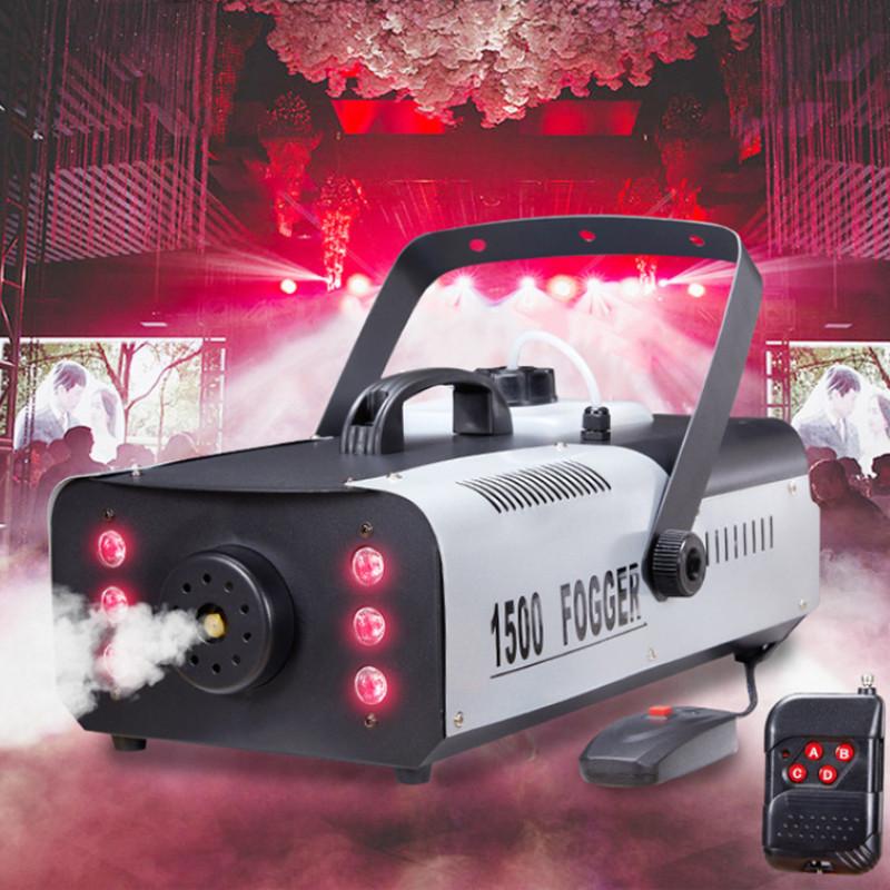 LED Stage Effect Fogger Spray Equipment High Power Stage Smoke Machine Electronic Constant Temperature Smoke Sprayer