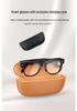 M02 Ultra Smart Glasses with HD 800W Pixel Camera and AI Translation, with Charging Case In Black