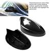 Left Right Kit Carbon Fiber Style Door Wing Mirror Protector Rearview Cover Fits for E90 05 07