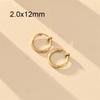 1 Pair Round Spring Ear Clip Earrings For Men/Women Stainless Steel Non-Pierced Painless Fake Earrings Classic Popular Jewelry