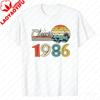 Divertente 40 Anni Vintage Febbraio 1986 Regalo 40° Compleanno Maglietta Uomo Abbigliamento Harajuku Streetwear Magliette Grafiche Unisex Top