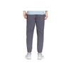 Li Ning Fitness Series Color Block Letter Print Cuffed Sports Pants Men Bottoms Cement-Gray AYKS115-5
