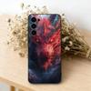 PC-Dragon Phone Case Black Silicone Soft For Samsung S25,S24,S21,S22,S23,S30,Ultra,S20,Plus,Fe,Lite