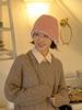 ANOETIC Lace Knit Bucket Hat_Pink