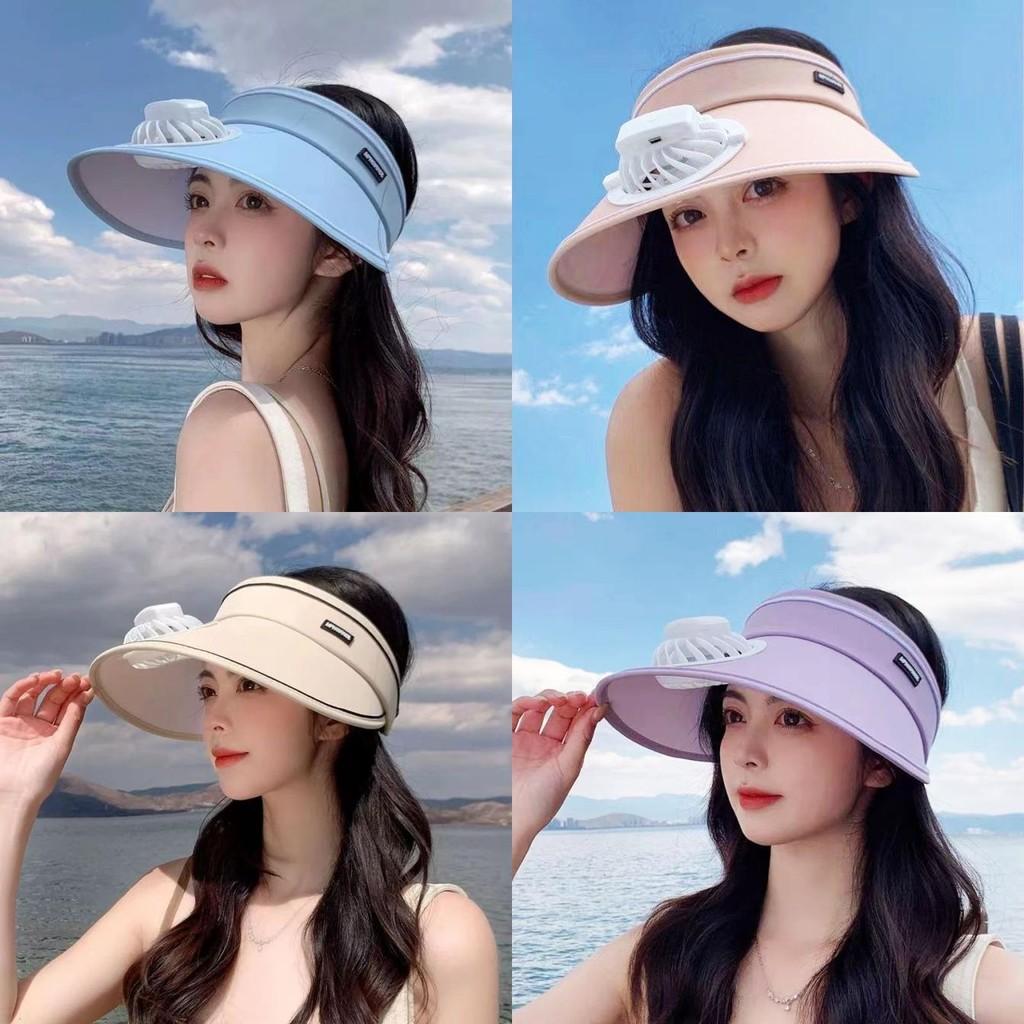 Usb Fan Charging Hat Sun Protection Cap Breathable Lightweight Portable Outdoor