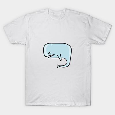 T Shirt Women Simply Whale Harajuku Print Kawaii Tshirt Summer Short Sleeve Female T-Shirt Top Tee