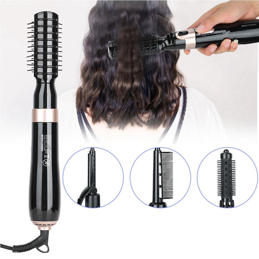 4 In 1 Multifunctional Hair Dryer & Styler Hot Air Comb Straightener Curler