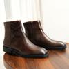 Men's 2026 Retro High-Top Leather Martin Chelsea Boots - Genuine Leather, Winter British Style