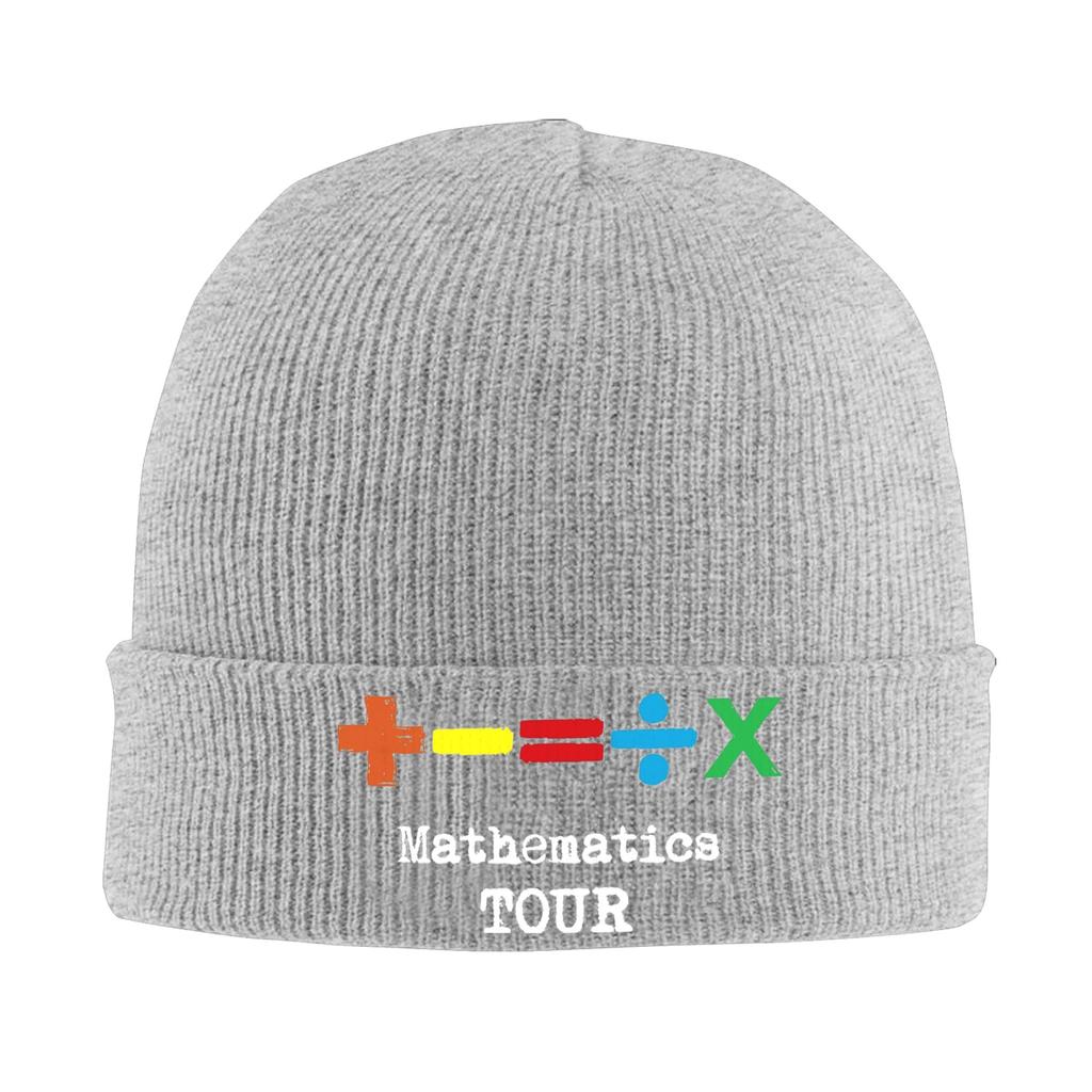 The Mathematics Tour Ed Sheeran Knitting Hat Singer Caps Men Women Unisex Beanie Hats Autumn Winter Warm Soft Bonnet Hats