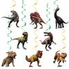 dinosaur party Banner Garland Hanging swirls decor boys dinosaur Birthday decor Banner dino Birthday Party Decoration dino party