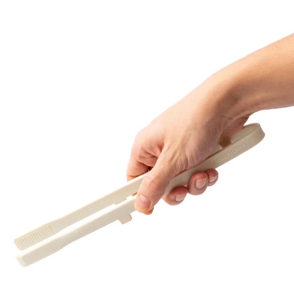 Anti-scalding Bread Cake Clip High-temperature Resistant Long Handle Fried Steak Clip Food Grade Non-Stick Silicone Food Tong
