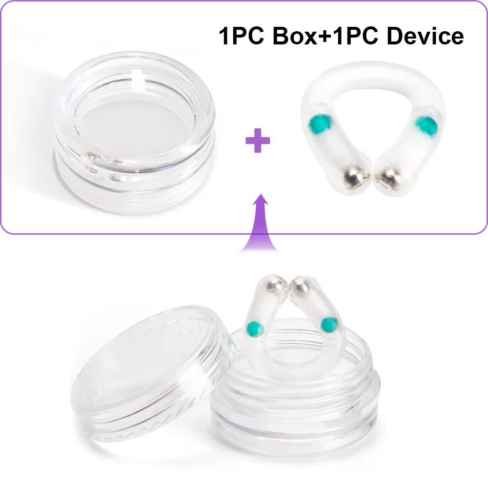 Magnetic Snore Stopper Anti Snoring Device Nasal Dilators Night Easy Breathe Anti Device Stop Snore Nose Clip Anti-Snoring Sleep