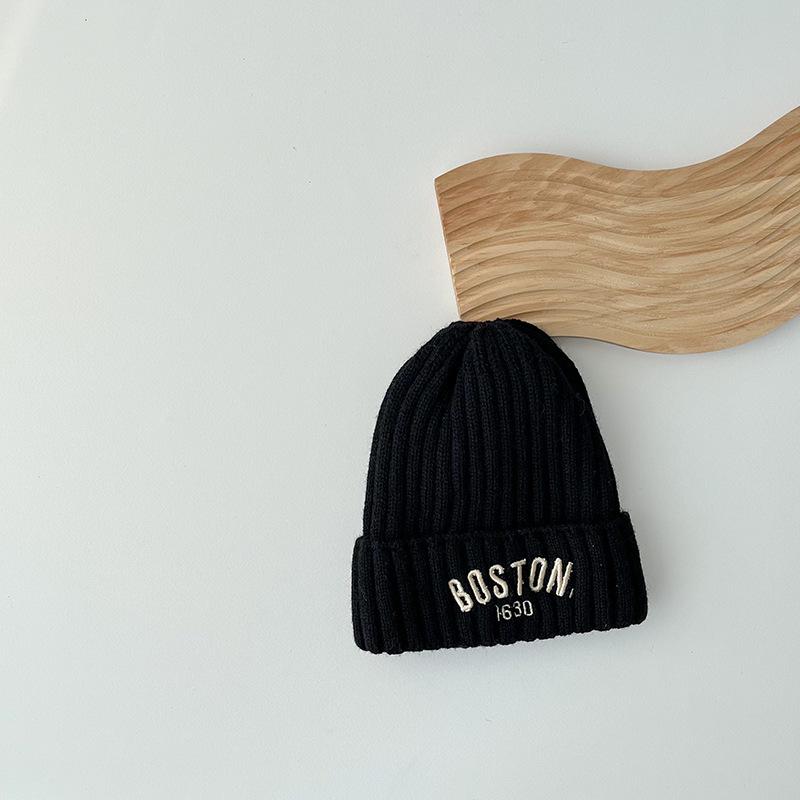 2025 Autumn/Winter Unisex Korean Knit Wool Hat for Kids and Babies - Warm, Trendy Pullover Design