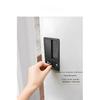 Cerradura de Puerta Magnética de Lengüeta Única Oculta Empotrada con Cierre Plano Minimalista Manija de Puerta Negra para Habitación de Dormitorio Interior