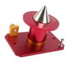Magnetic Wall Mount Blade Balancer Aluminium Alloy 339075B Heavy Precision Blade Balancers for Mowers Red