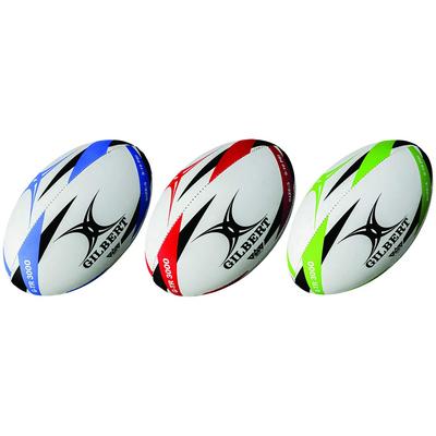 Gilbert Rugby Ball, Size 3, for Lower Elementary School Students, G-TR 3000, White, Red, Black [Parallel Import]