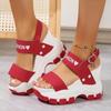 Women Platform Sandals 2025 New Summer Chunky High Heels Sandals Female Beach Wedges Shoes for Women Sandalias De Mujer