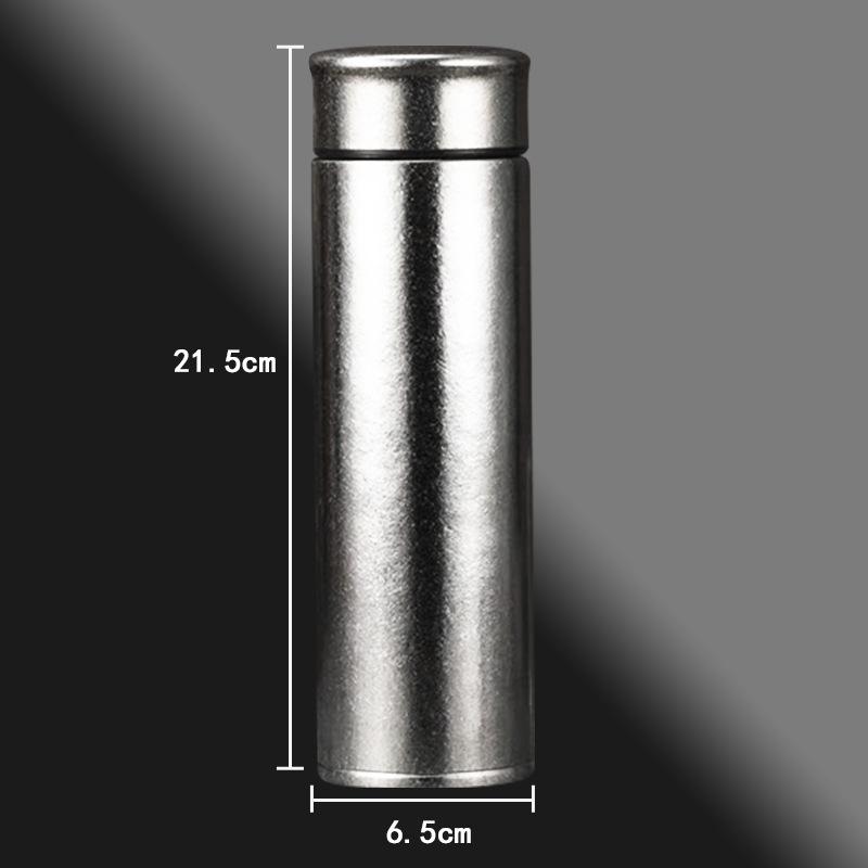 Pure Ttanium Thermos Cup,Mug,Double Layer Vacuum Flasks,Long-term Heat Preservation Drinkware,Large Capacity Water Bottle,480ml