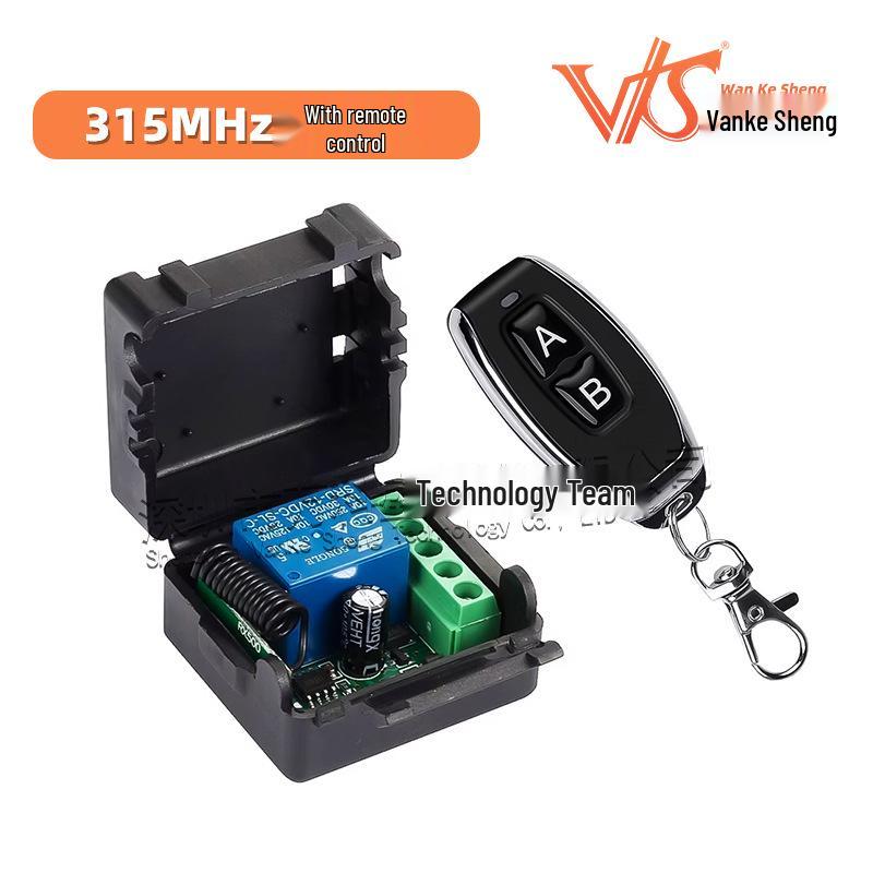 Interrupteur de commande à distance sans fil à canal unique 12 V à faible consommation 433 MHz
