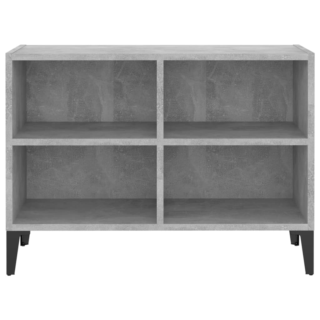 TV Cabinet with Metal Legs Concrete Grey 69.5 x 30 x 50 cm